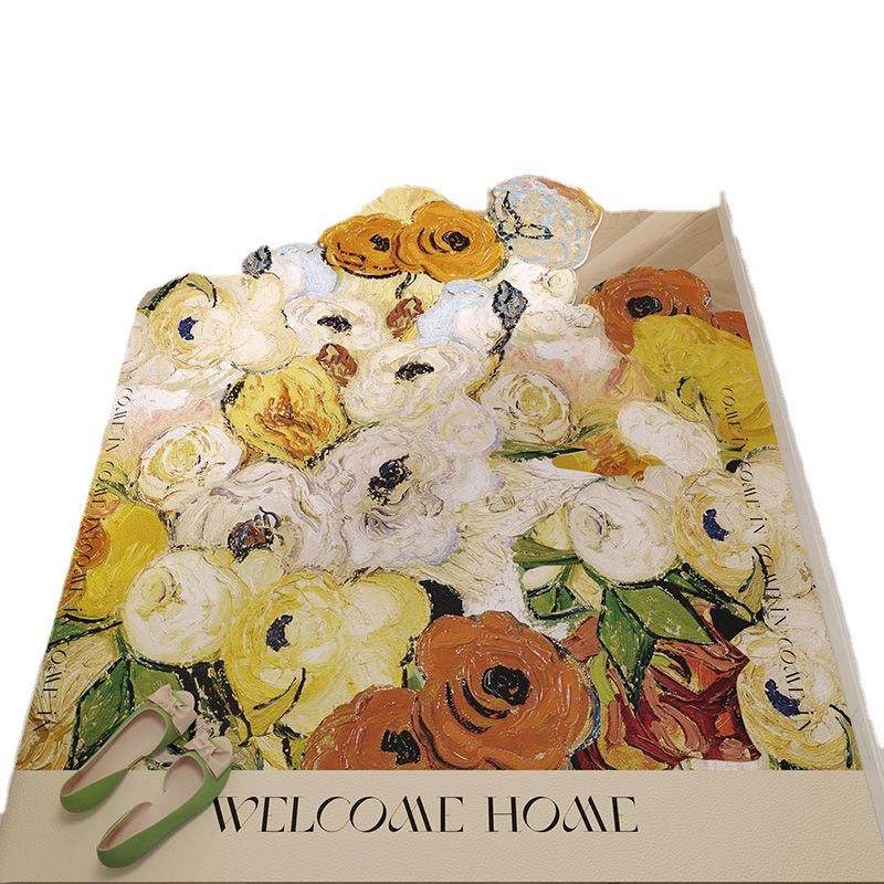 皮革地垫可裁剪垫子进门入户门PVC地垫可擦免洗门口地垫脚垫门垫,居家布艺,家用脚垫,淘宝优惠券,粉丝福利购,淘宝优惠卷