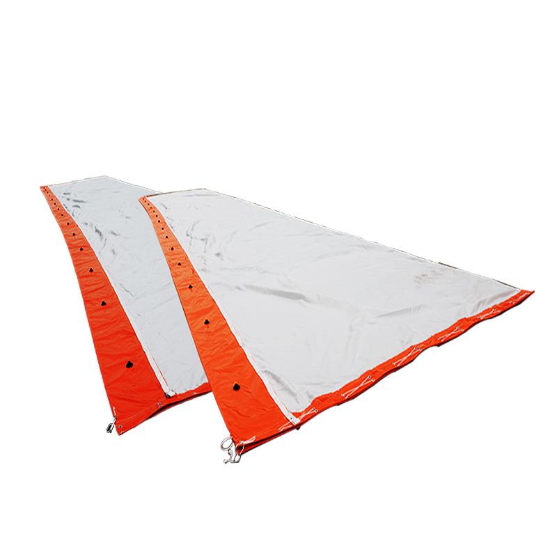 PVC拦污屏水体防污透型防污屏水水面圾水草围垃挡帘水生态软围隔