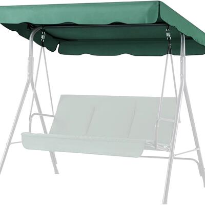 爆款户外露台秋千椅遮阳防雨防晒顶棚花园座椅套顶盖