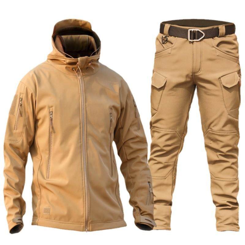 外贸IX7软壳冲锋裤战术裤多口袋工装套装城市通勤裤保暖加绒轻便,户外/登山/野营/旅行用品,软壳衣裤套装,淘宝优惠券,粉丝福利购,淘宝优惠卷