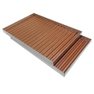 覆膜瓦楞铝芯蜂窝板生产厂家勾搭式瓦楞铝板天花吊顶幕墙复合铝板