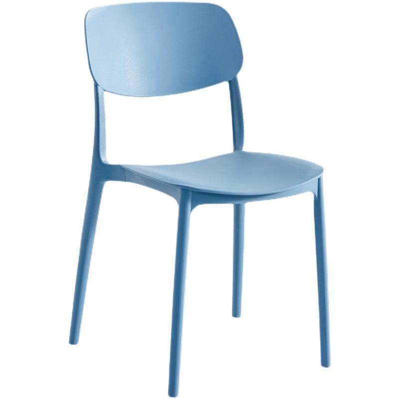 现代简约塑料椅子久坐舒服靠背椅家用小户型餐桌椅子书桌学习凳子