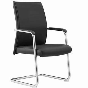 会议椅办公椅班前椅培训室接待椅现代简约弓形电脑职员椅人体工学