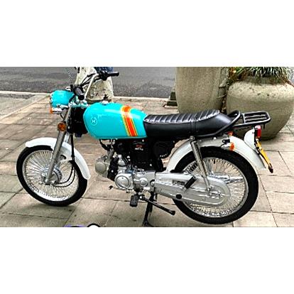适用鑫源悠客125改装后货架加强型尾箱架 嘉陵JH70尾翼扶手载物架