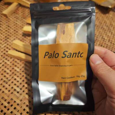 跨境秘鲁圣木条高油老料净化空气烟熏有火熏香净化palosantosti