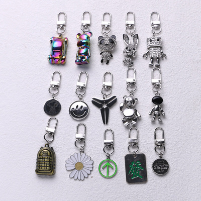 创意宇航员钥匙扣简约个性网红太空人挂件真皮汽车钥匙链圈男女