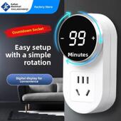 数显定时器插座防过充家用电动车手机充电保护自动断电倒计时开关