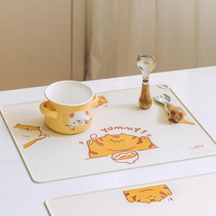 树可儿童餐垫隔热大号餐桌垫食品级硅胶垫学生防滑垫盘碗垫防烫垫