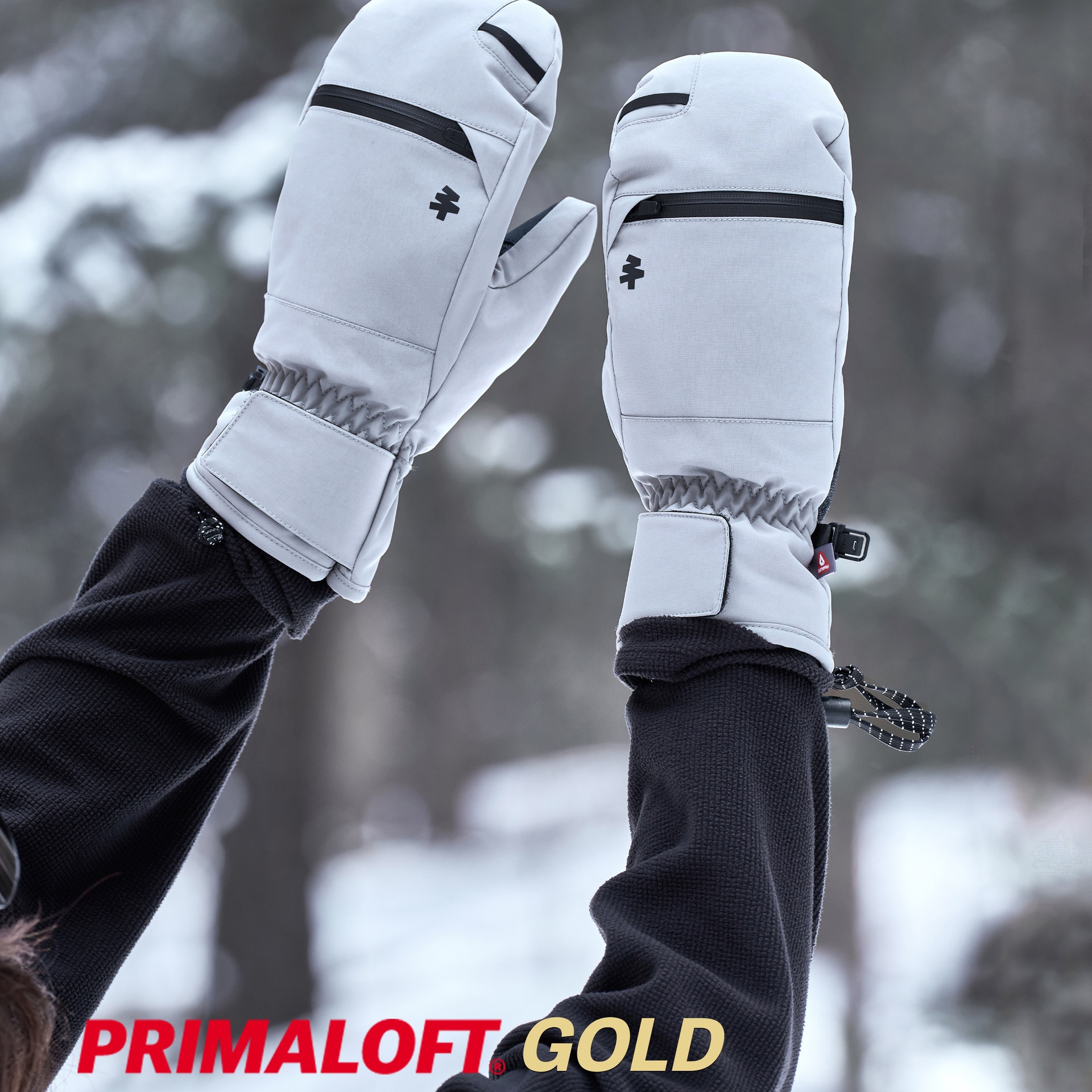 滑雪手套内五指专用专业单板防水登山雪山金标P棉厚防寒保暖