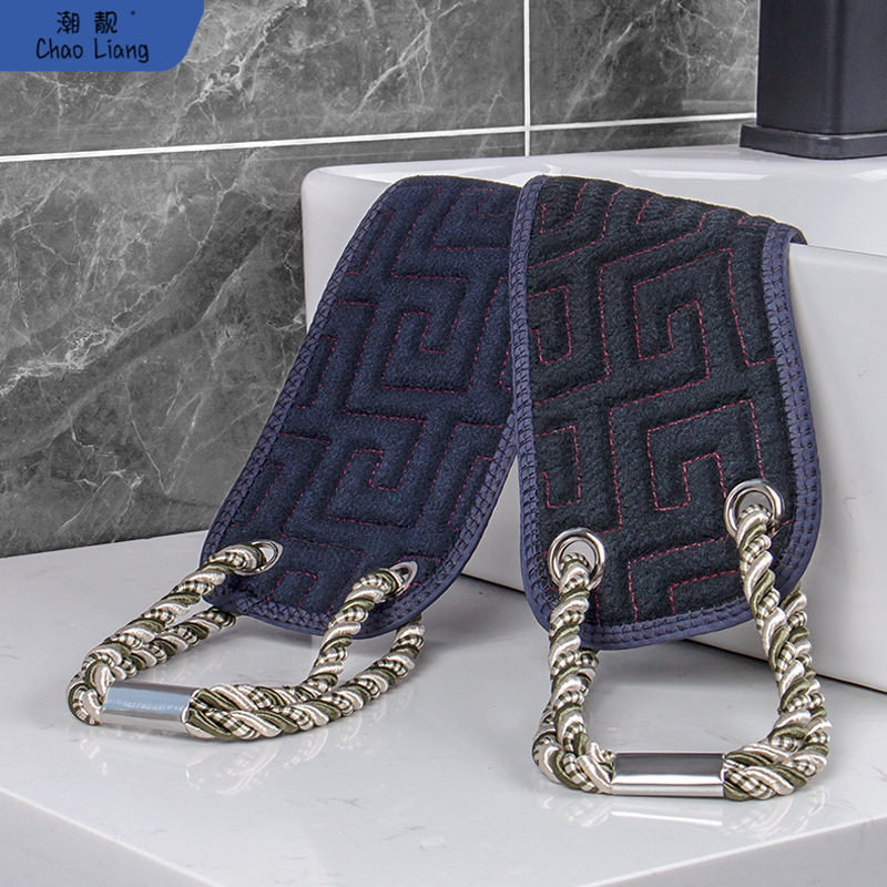 男士搓澡巾洗澡巾搓泥家用粗砂长条擦后背沐浴手套女儿童浙江包邮