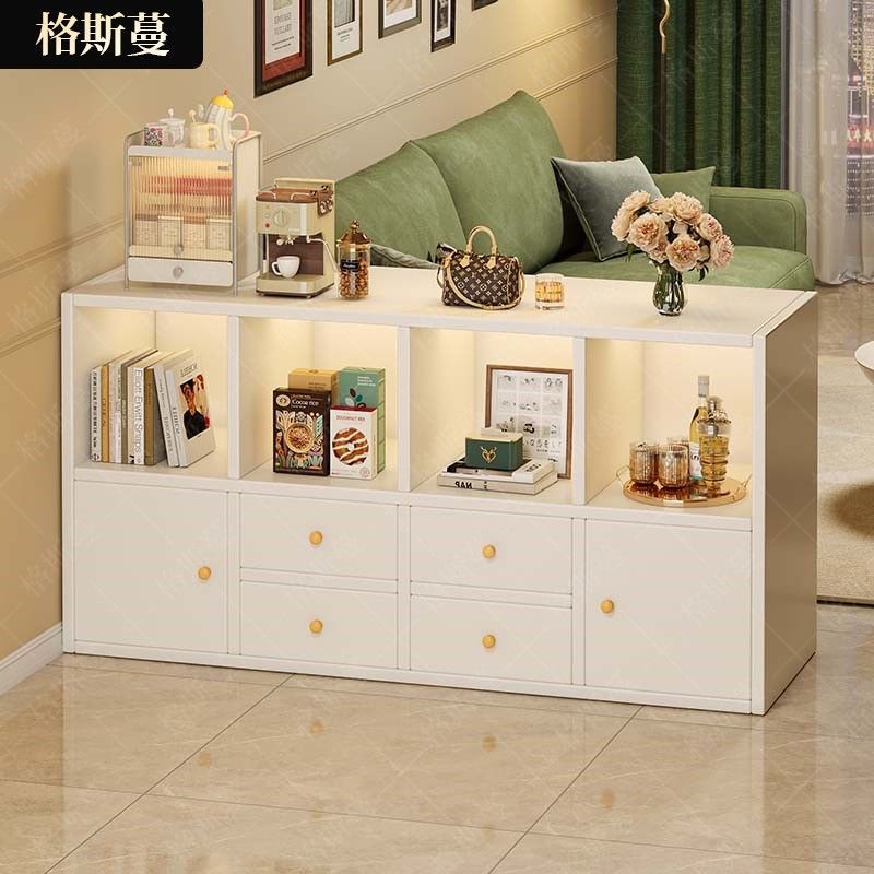 格斯蔓玄关柜家用书柜书架落地置物架门厅隔断收纳柜子储物柜展示