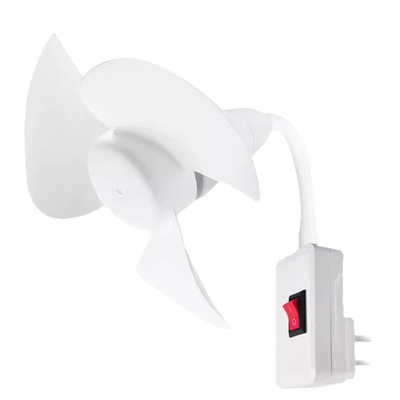 家用小旋风插座风扇厨房小风扇壁挂式免打孔厕所卫生间插电无
