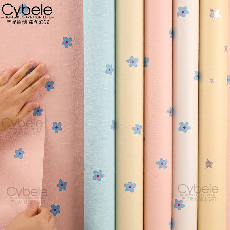 墙纸自粘防水防潮壁纸自贴卧室温馨学生寝室背景墙面壁墙贴纸