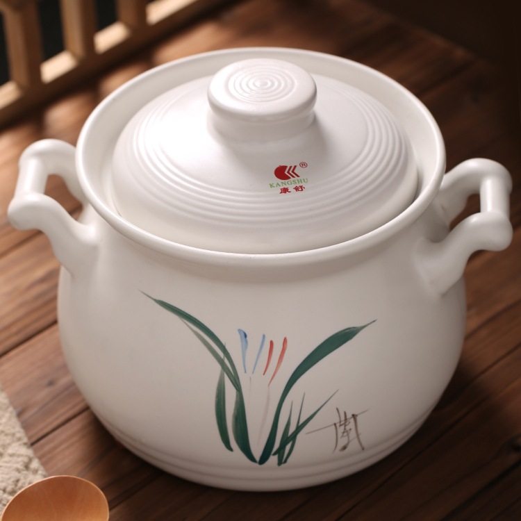 康舒陶瓷砂锅炖锅耐高温家用燃气汤锅煲仔饭沙锅汤煲瓦罐石锅