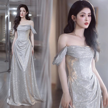 日本品质爆闪新娘结婚订婚敬酒服晨袍生日宴会主持人演出婚纱高级