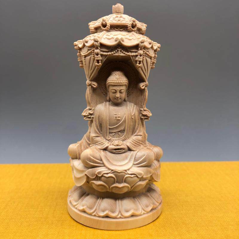 速发崖柏黄婆木娑杨供圣释迦摩尼地藏王观音菩萨人物佛像家用三奉