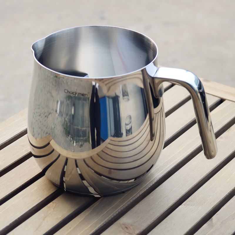 速发04不锈钢奶杯 注奶茶水杯咖啡量花 拉打杯杯奶泡宝宝冲奶杯