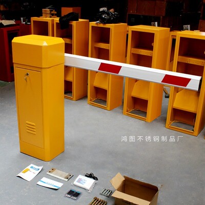 现货速发小区门口栏杆直杆道闸机工地政府门卫挡车器电动拦车杆遥