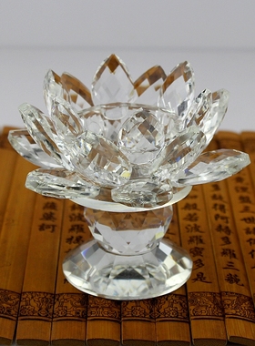 速发供教用品莲花底座 水晶座花酥油蜡座 烛台 灯台 佛灯莲 水晶