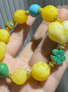 爆款新款屁屁桃多宝手链爱心奶盖网红可爱女生手串女朋友礼物首选