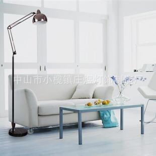 道远台灯金属落地灯办公学习卧室沙发钢琴灯螺口灯头可换灯泡电镀