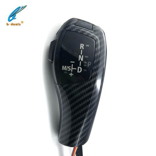 适用宝马E39E46E90E92电子LED排档头改装电子档头档杆档把碳纤色