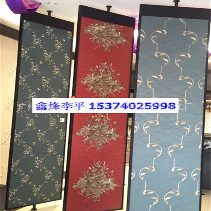 铁艺旋转隔断屏风展示柜