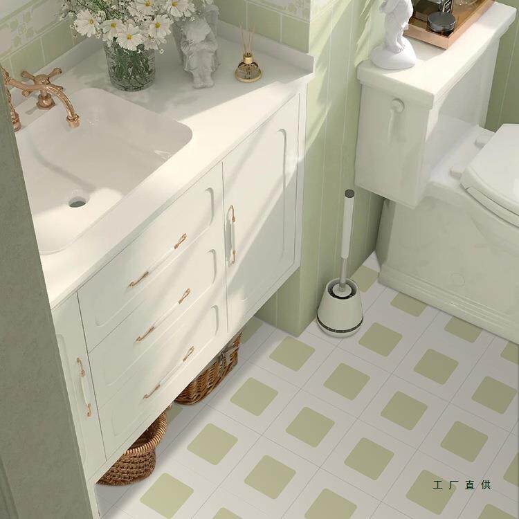 齐拉拉卫生间浴室防水防滑地贴厨房PVC地板贴自粘遮丑翻新改造