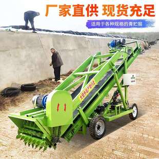 养殖场电动扒草机图片牧草青储省工装取机青贮取料机维护方便