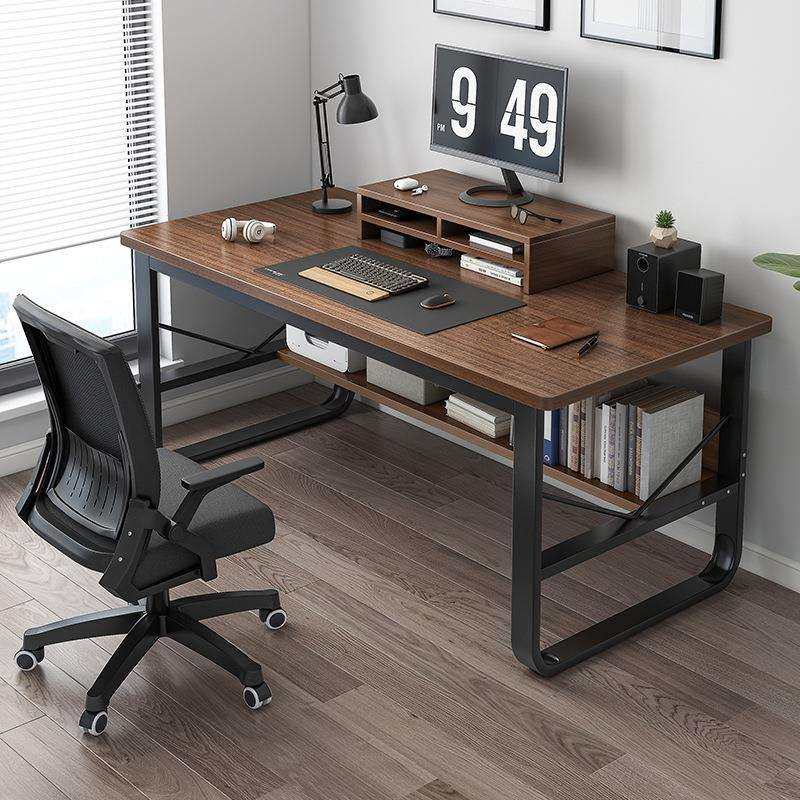 电脑桌家用简易办公桌学生学习桌出租屋长条工作台简约办公室桌子