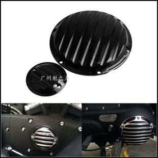 哈雷边盖XL883XL1200X48哈雷改装发动机离合边盖离合盖黑