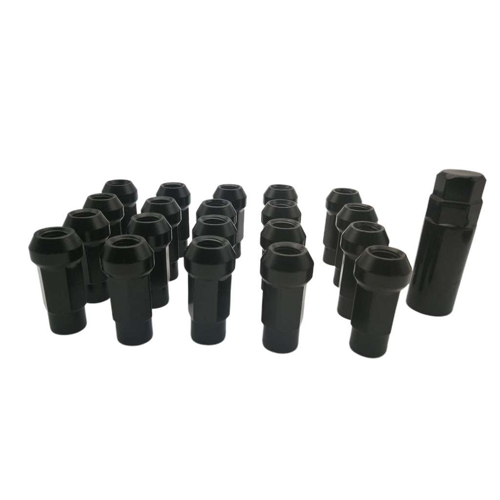 汽车配件 钢橡子轮辋加长开口车轮赛车凸缘螺母M12x1.5 通用