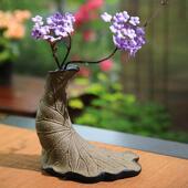 新中式 干燥花A001花瓶件家居饰品干覆古客厅桌面艺术摆创意品小