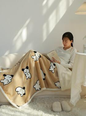 采购产品牛奶天鹅，绒盖腿毯FUU，午睡毯办公室作，站暖工腿工件