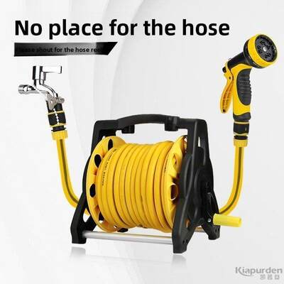 德国进口水卷管洗架缠绕收器车水管收水纳车小水泵架家用404管整