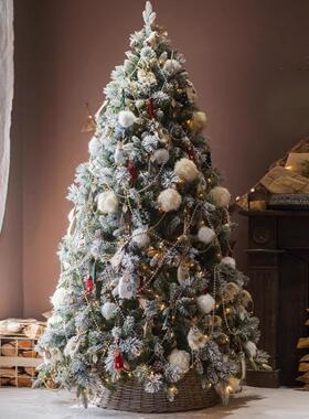 大型圣诞户树摆件落家用商地场布店SD30218面橱窗外圣诞节装饰圣