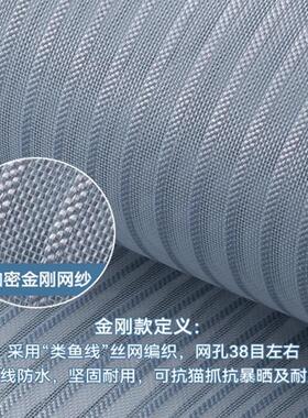 夏防磁性蚊门帘2025新款金刚网纱纱帘门纱自粘磁吸条QXR-0001强季