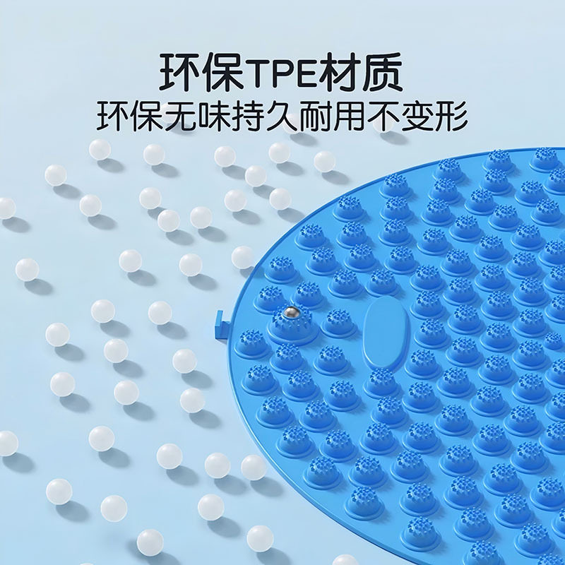 凸点加高款指压板足底按摩垫家用小冬笋压指板脚底圆形慢跑按摩垫