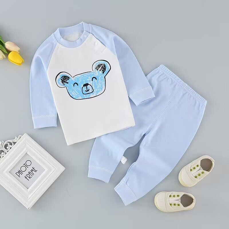 秋冬款儿童内衣套装宝宝纯棉秋衣秋裤睡衣家居服童装