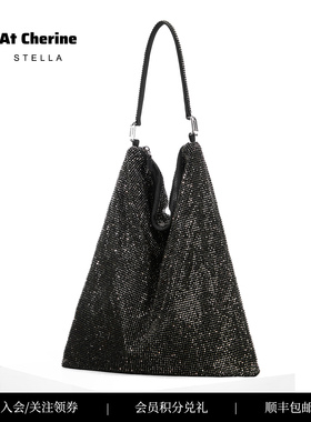 STELLA单肩轻奢闪钻石包女款手提包小众高级感单肩女挎包