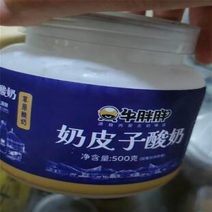-牛胖胖内蒙古特产手工鲜奶皮子酸奶早餐酸奶嚼着吃520g罐休闲零