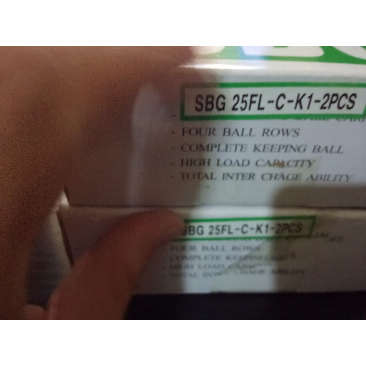 销售SBC直线导轨滑块 正品精密SBC滑块 SBG25FL-C-K1-2PCS包邮