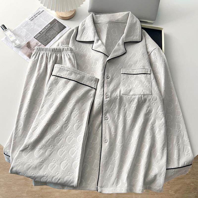 德绒睡衣男款秋冬季2024新款春秋冬天薄绒加厚保暖宽松家居服套装