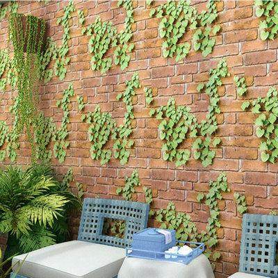 不干胶壁纸爬虎3D立体红砖墙贴纸烧烤店电视背景墙贴纸Pvc防水壁,3C数码配件,USB多功能数码宝,淘宝优惠券,粉丝福利购,淘宝优惠卷