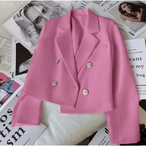 Temperament long sleeved suit jacket women气质长袖西装外套女