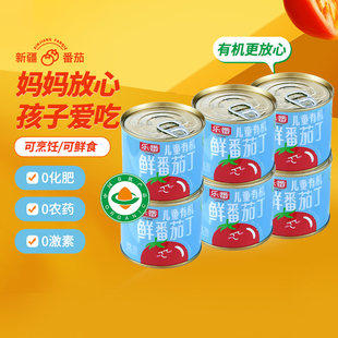 新疆有机番茄丁番茄罐头去皮切丁家用 6罐 2026年8月到期 200g