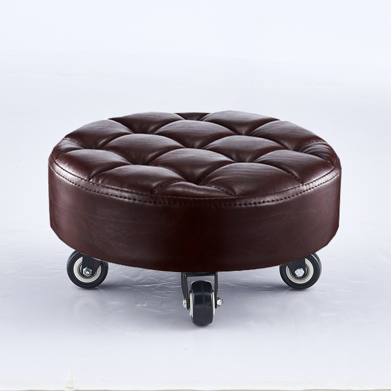 创意学步凳带轮小家用滑轮矮凳美缝擦地小板凳沙发凳