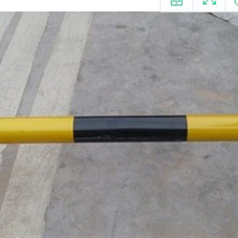 定做u 型钢管停车护栏道路隔离栏杆U型挡轮杆防撞杆挡车