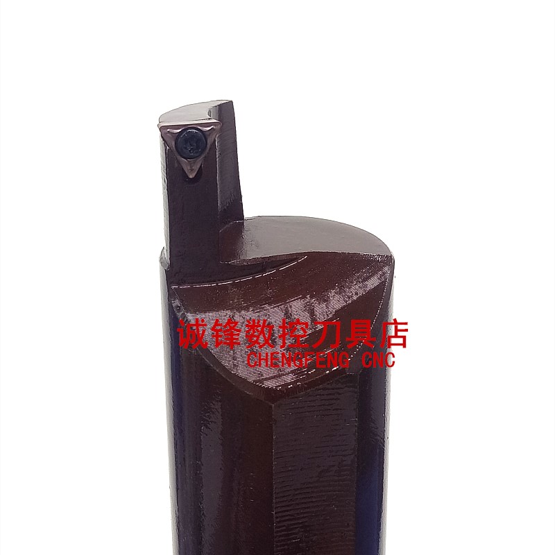 弹簧钢加长内孔端面切槽刀杆MGFHH25R-TB06配三角形刀片MFHR割槽