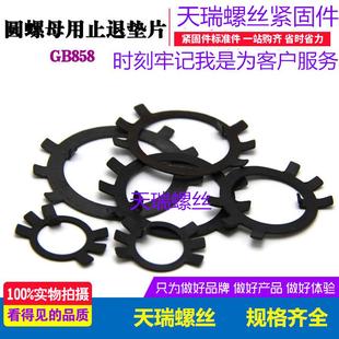 GB858止退垫圈 圆螺母用止动垫圈M180M190M200M210M215M220M400